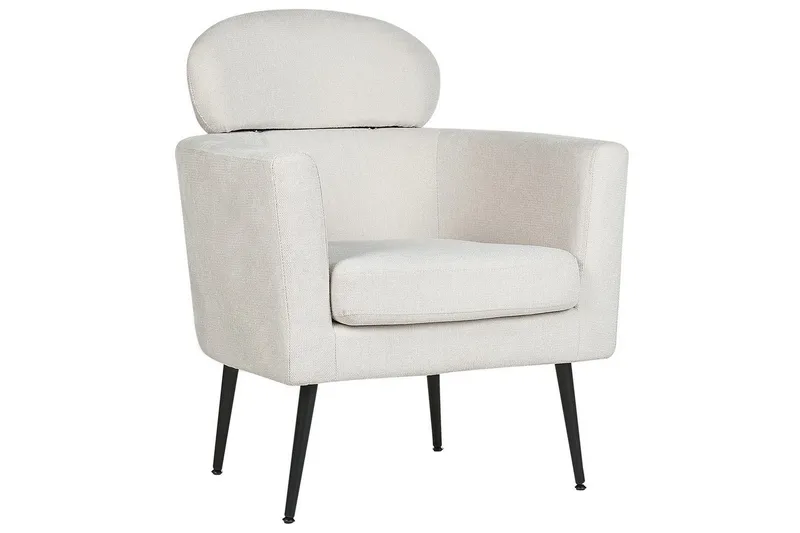 Lenestol Soby - Hvit, Svart - Møbler - Stoler & lenestoler - Lenestoler