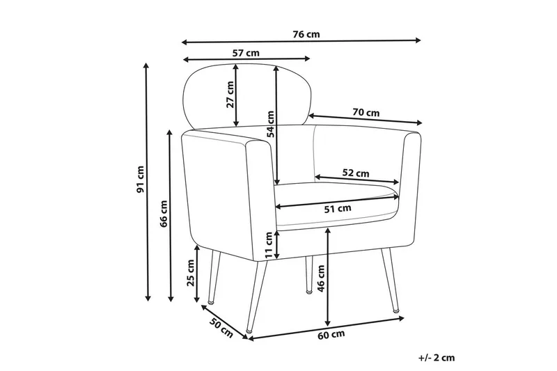 Lenestol Soby - Lysegrå, svart - Møbler - Stoler & lenestoler - Lenestoler