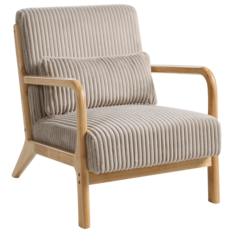 Lenestol Sorsele - Lysebrun, beige - Møbler - Stoler & lenestoler - Lenestoler