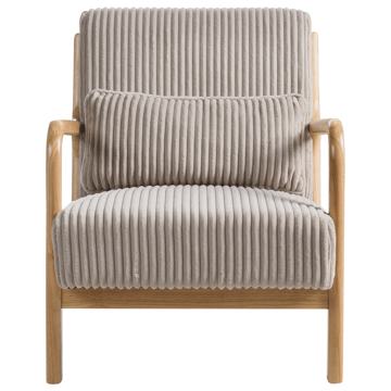 Lenestol Sorsele - Lysebrun, beige - Møbler - Stoler & lenestoler - Lenestoler
