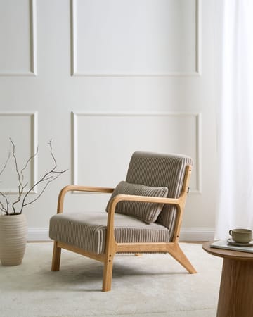 Lenestol Sorsele - Lysebrun, beige - Møbler - Stoler & lenestoler - Lenestoler