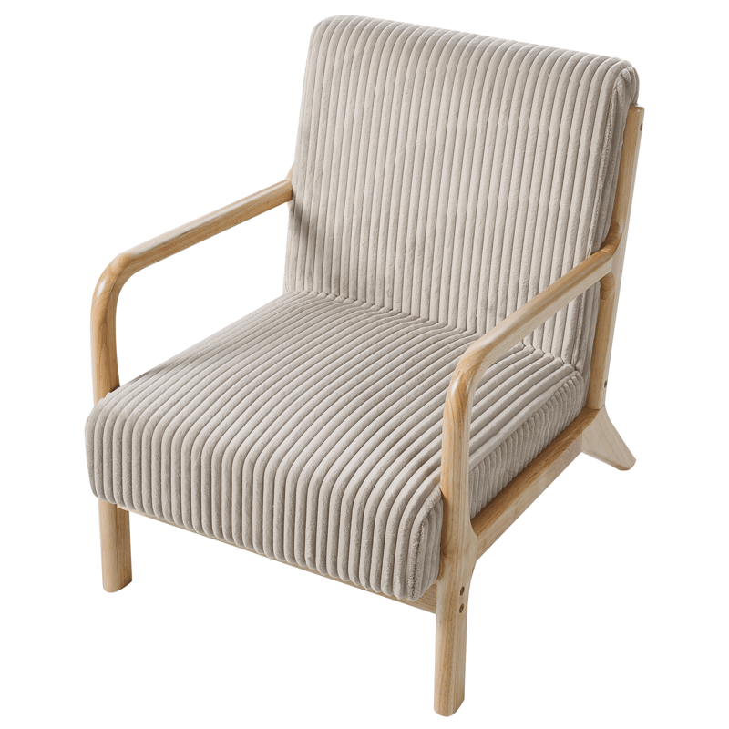 Lenestol Sorsele - Lysebrun, beige - Møbler - Stoler & lenestoler - Lenestoler