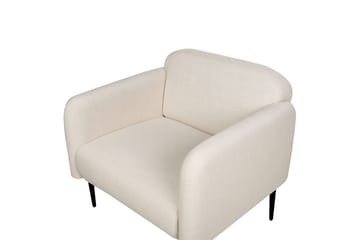 Lenestol Stouby - Beige, svart - Møbler - Stoler & lenestoler - Lenestoler