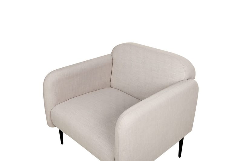 Lenestol Stouby - Taupe, svart - Møbler - Stoler & lenestoler - Lenestoler