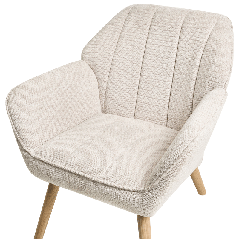 Lenestol Torud - Lys beige - Møbler - Stoler & lenestoler - Lenestoler