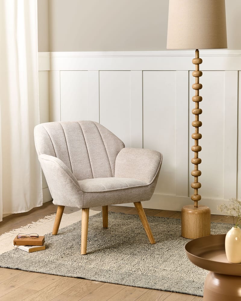 Lenestol Torud - Lys beige - Møbler - Stoler & lenestoler - Lenestoler