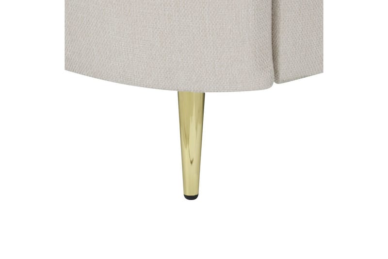 Lenestol Trosa - Beige, gull - Møbler - Stoler & lenestoler - Lenestoler
