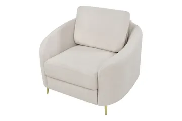 Lenestol Trosa - Beige/gull - Møbler - Stoler & lenestoler - Lenestoler