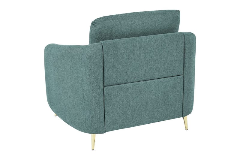 Lenestol Trosa - Grønn, gull, Grønt, gull - Møbler - Stoler & lenestoler - Lenestoler