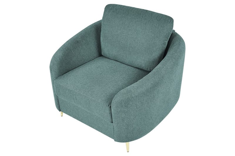 Lenestol Trosa - Grønn, gull, Grønt, gull - Møbler - Stoler & lenestoler - Lenestoler