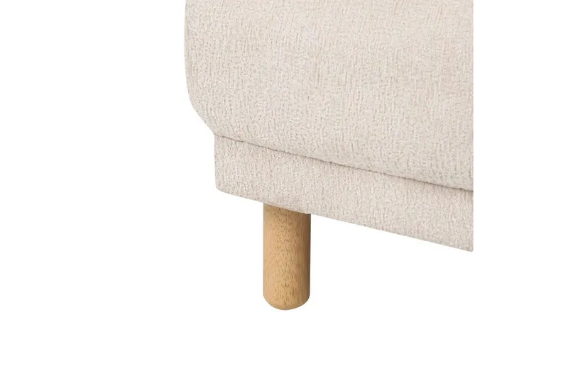 Lenestol Tuve - Beige, lyst tre/Bouclé - Møbler - Stoler & lenestoler - Lenestoler