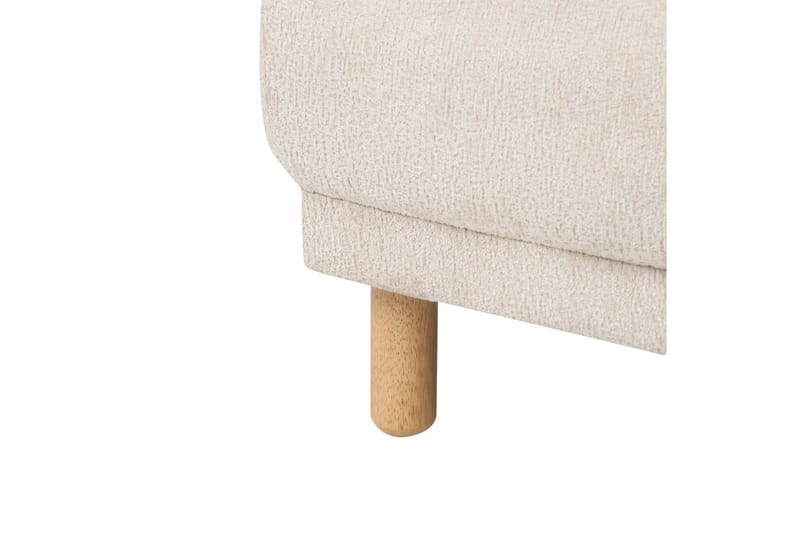 Lenestol Tuve - Beige, lyst tre/Bouclé - Møbler - Stoler & lenestoler - Lenestoler