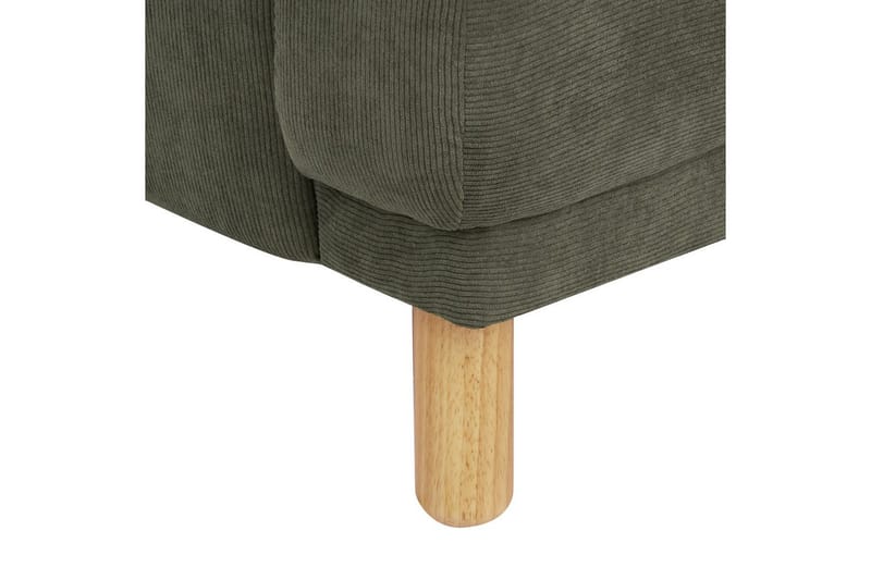 Lenestol Tuve - Grønn, lyst tre/Manchesterstoff - Møbler - Stoler & lenestoler - Lenestoler