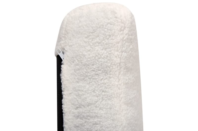 Lenestol Tuve - Hvit, lyst tre/Bouclé - Møbler - Stoler & lenestoler - Lenestoler