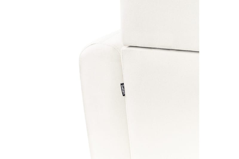 Lenestol Tuve - Hvit, lyst tre/Polyester - Møbler - Stoler & lenestoler - Lenestoler