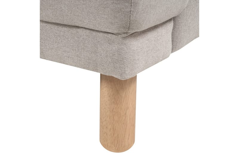 Lenestol Tuve - Taupe, lyst tre/Polyester - Møbler - Stoler & lenestoler - Lenestoler