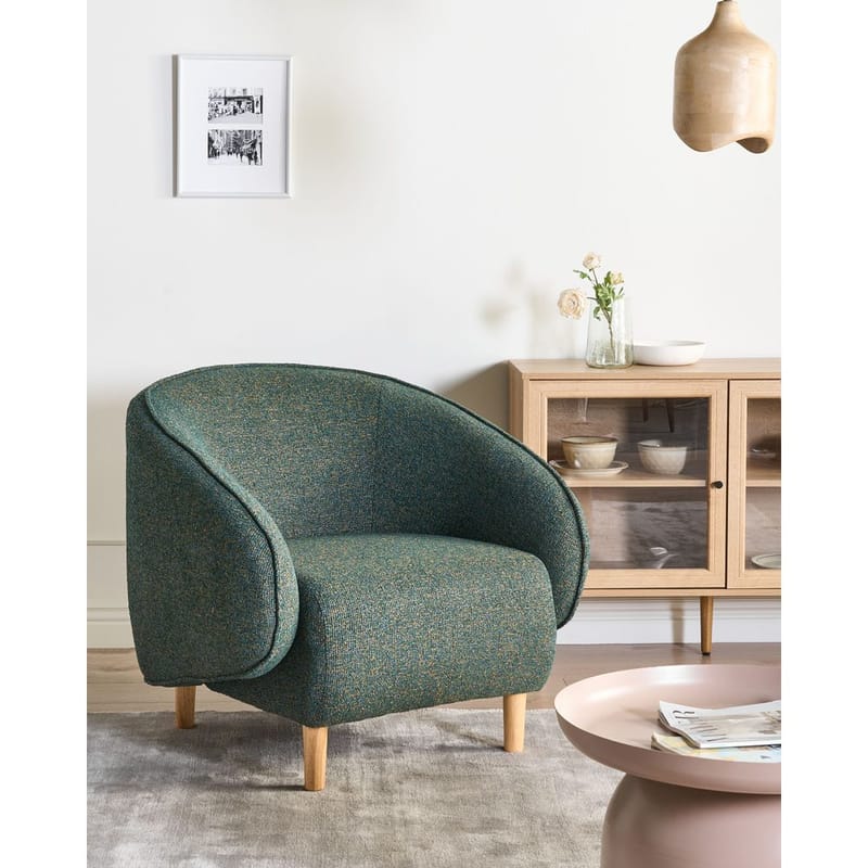 Lenestol Umeå - Grønn, lyst tre - Møbler - Stoler & lenestoler - Lenestoler