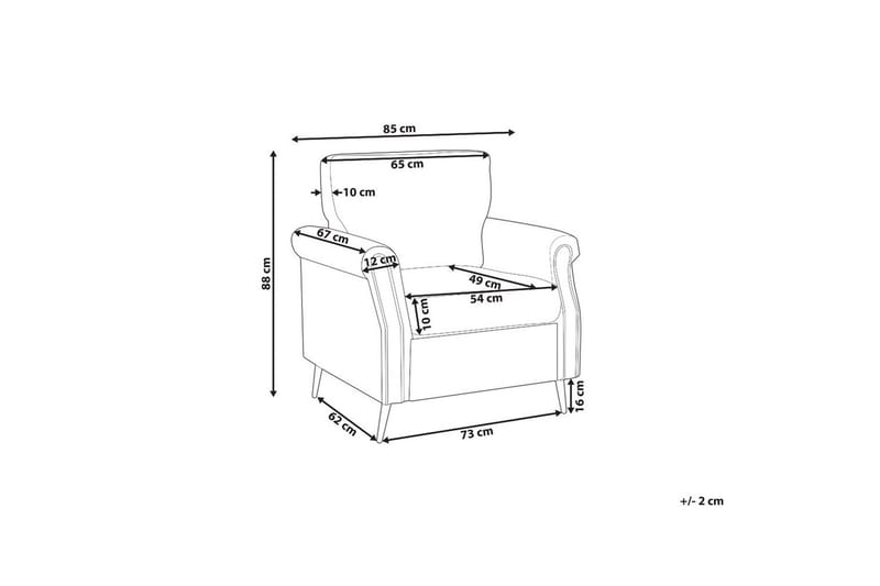 Lenestol Vietas - Hvit, lyst tre - Møbler - Stoler & lenestoler - Lenestoler