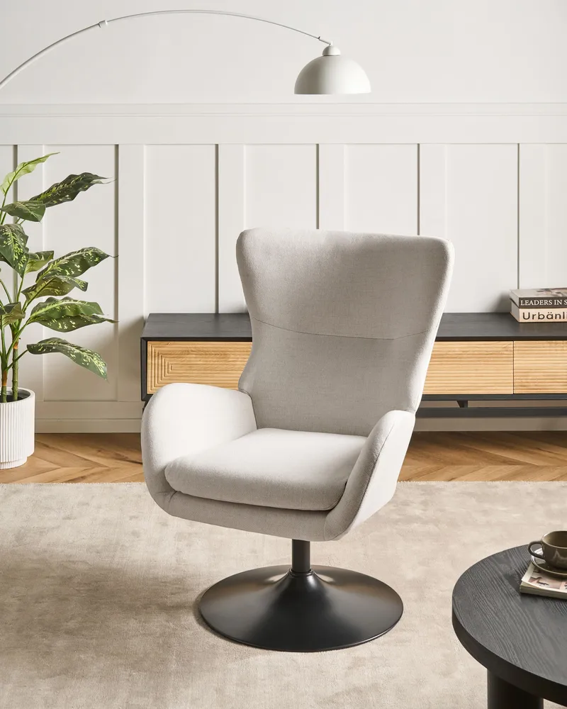 Lenestol Vigge - Off-White - Møbler - Stoler & lenestoler - Lenestoler