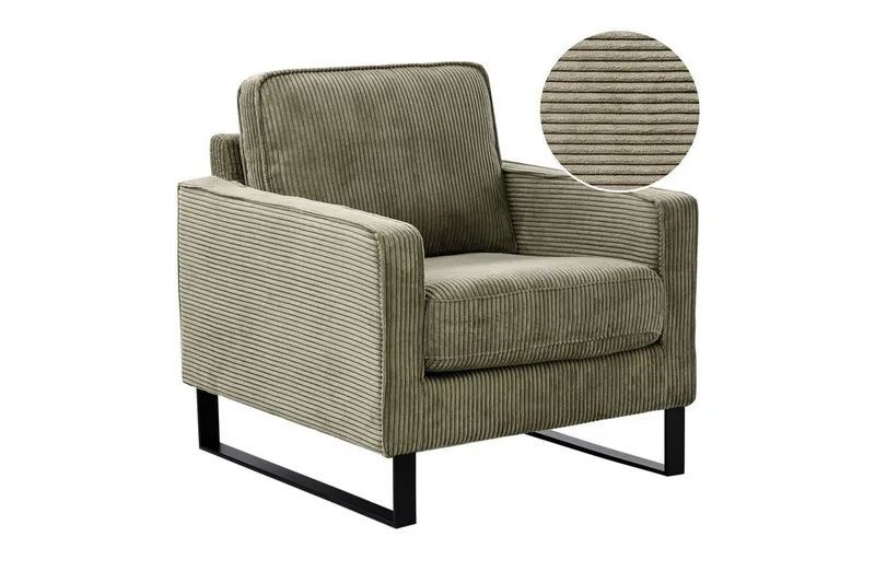 Lenestol Vind - Grå, svart - Møbler - Stoler & lenestoler - Lenestoler