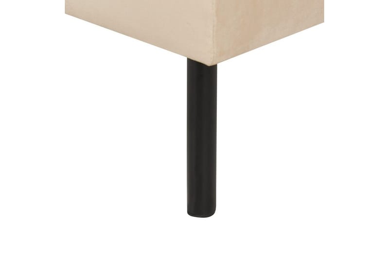 Lenestol Vinterbro - Beige, svart/fløyel, Beige, svart/Fløyel - Møbler - Stoler & lenestoler - Lenestoler