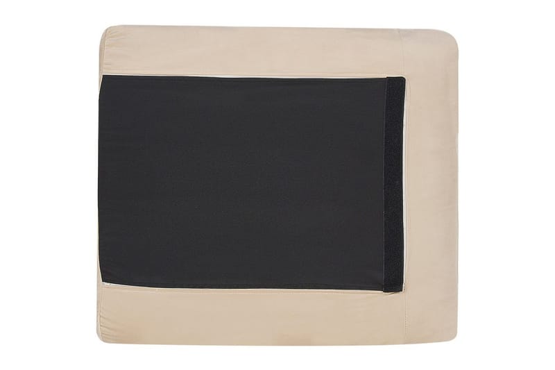 Lenestol Vinterbro - Beige, svart/fløyel, Beige, svart/Fløyel - Møbler - Stoler & lenestoler - Lenestoler