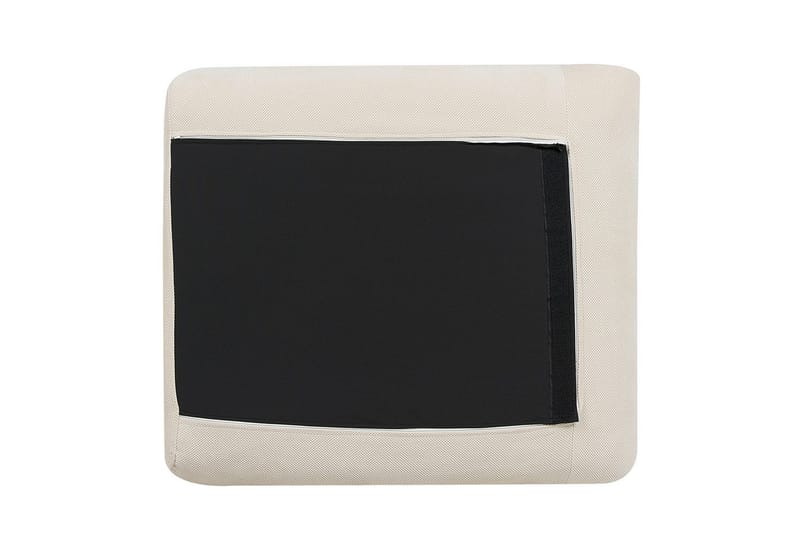 Lenestol Vinterbro - Beige, svart/polyester, Beige, svart/Polyester - Møbler - Stoler & lenestoler - Lenestoler