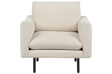 Lenestol Vinterbro - Beige, svart/polyester, Beige, svart/Polyester - Møbler - Stoler & lenestoler - Lenestoler