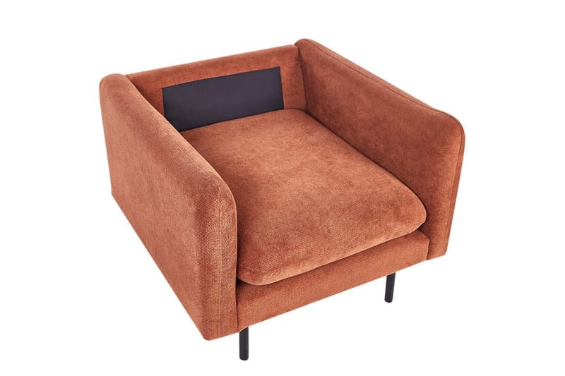 Lenestol Vinterbro - Brun, Svart/Chenille - Møbler - Stoler & lenestoler - Lenestoler