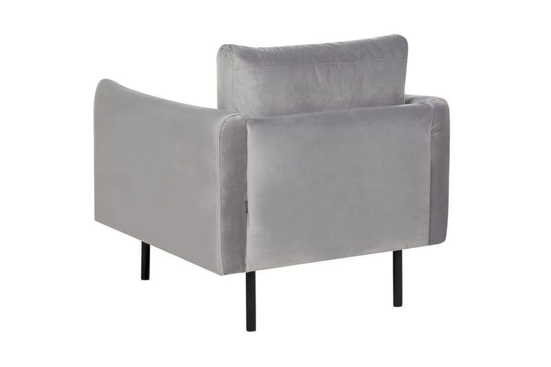 Lenestol Vinterbro - Grå, svart/fløyel, Grå, svart/Fløyel - Møbler - Stoler & lenestoler - Lenestoler
