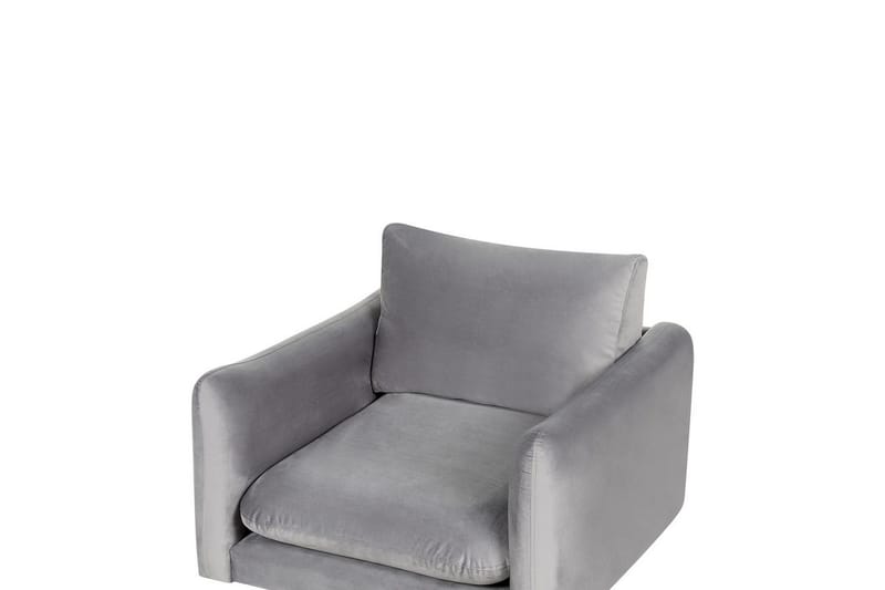 Lenestol Vinterbro - Grå, svart/fløyel, Grå, svart/Fløyel - Møbler - Stoler & lenestoler - Lenestoler