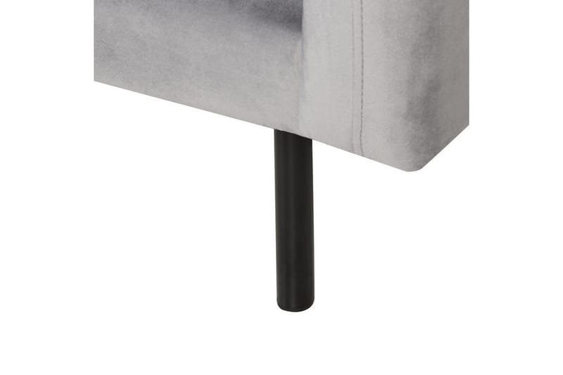 Lenestol Vinterbro - Grå, svart/fløyel, Grå, svart/Fløyel - Møbler - Stoler & lenestoler - Lenestoler