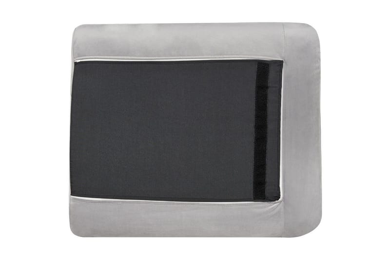 Lenestol Vinterbro - Grå, svart/fløyel, Grå, svart/Fløyel - Møbler - Stoler & lenestoler - Lenestoler