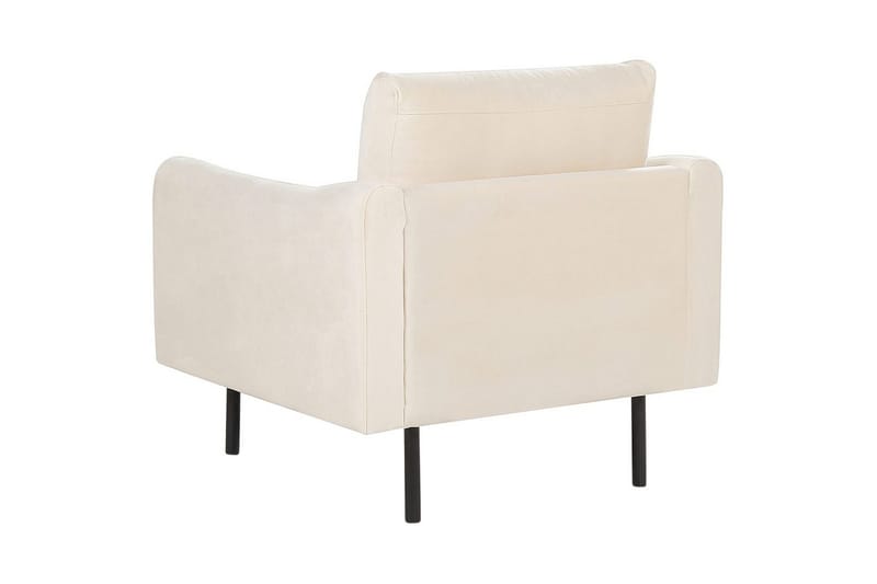 Lenestol Vinterbro - Lysebeige, svart/Fløyel - Møbler - Stoler & lenestoler - Lenestoler