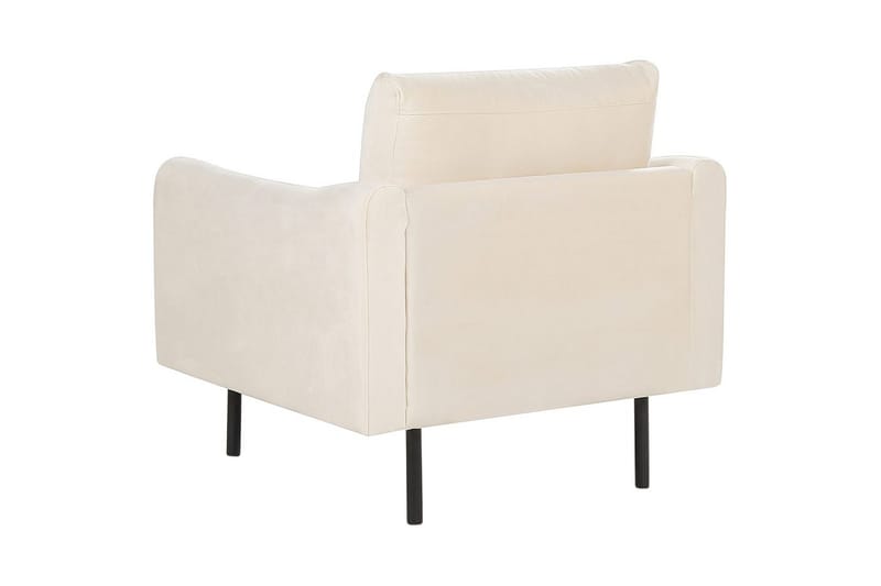 Lenestol Vinterbro - Lysebeige, svart/Fløyel - Møbler - Stoler & lenestoler - Lenestoler
