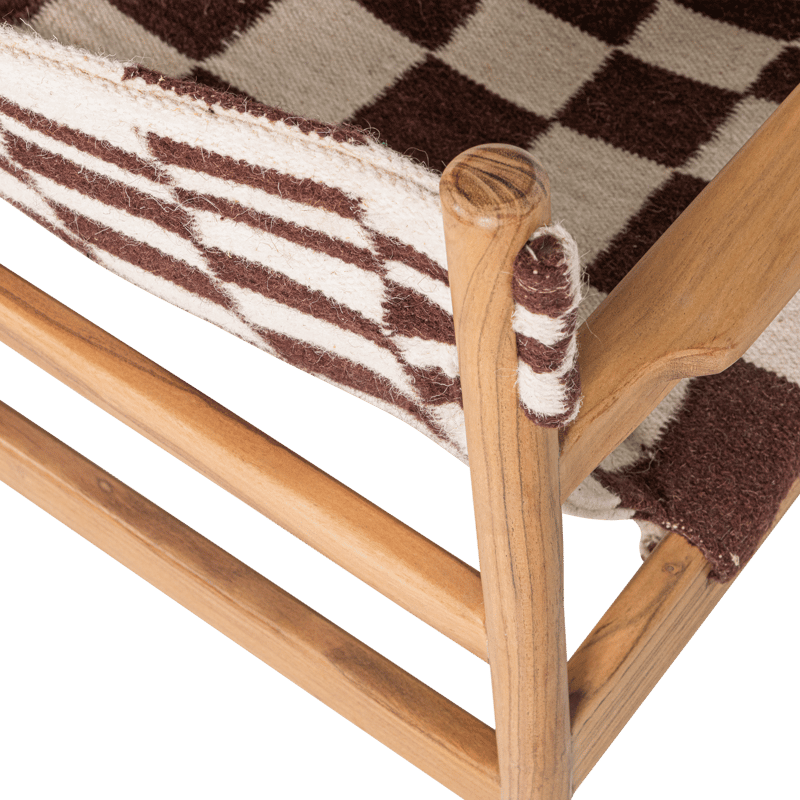 Lenestol Zano - Brun - Møbler - Stoler & lenestoler - Lenestoler