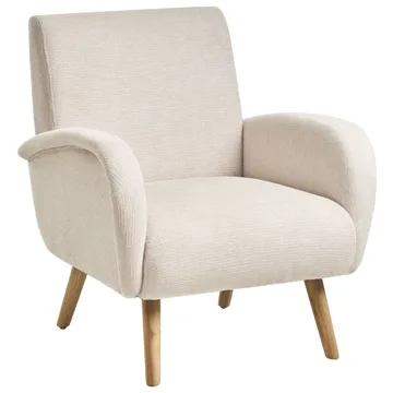 Lenestol Plassen - Lys beige - Møbler - Stoler & lenestoler - Lenestoler
