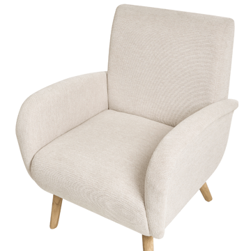 Lenestol Plassen - Lys beige - Møbler - Stoler & lenestoler - Lenestoler