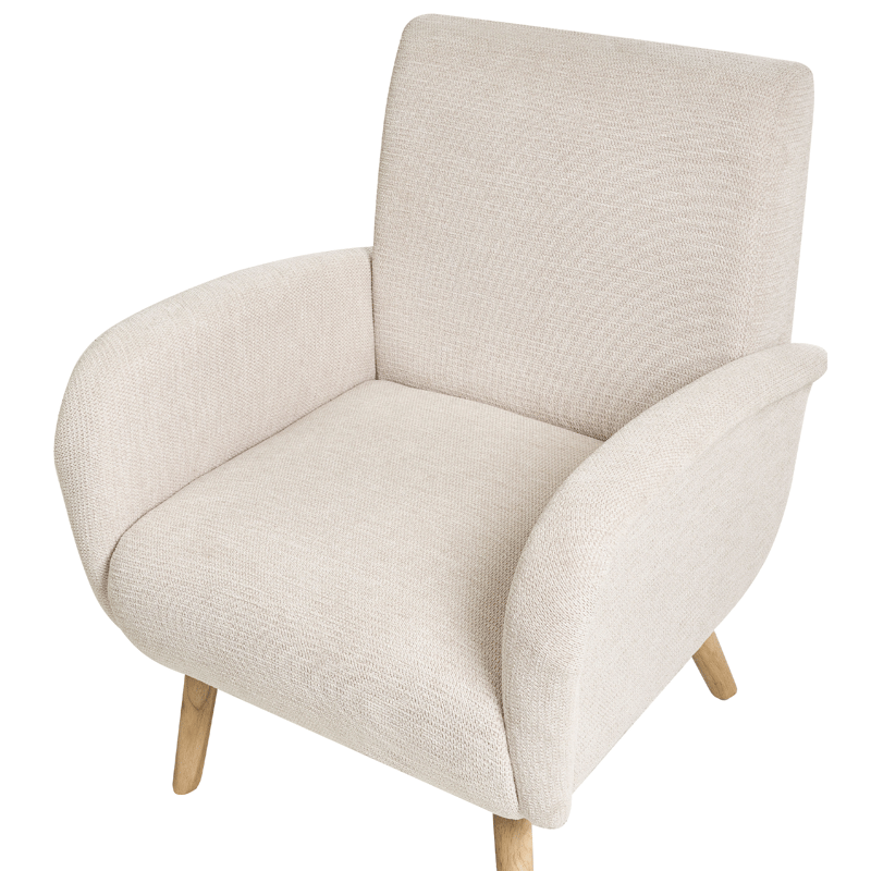 Lenestol Plassen - Lys beige - Møbler - Stoler & lenestoler - Lenestoler