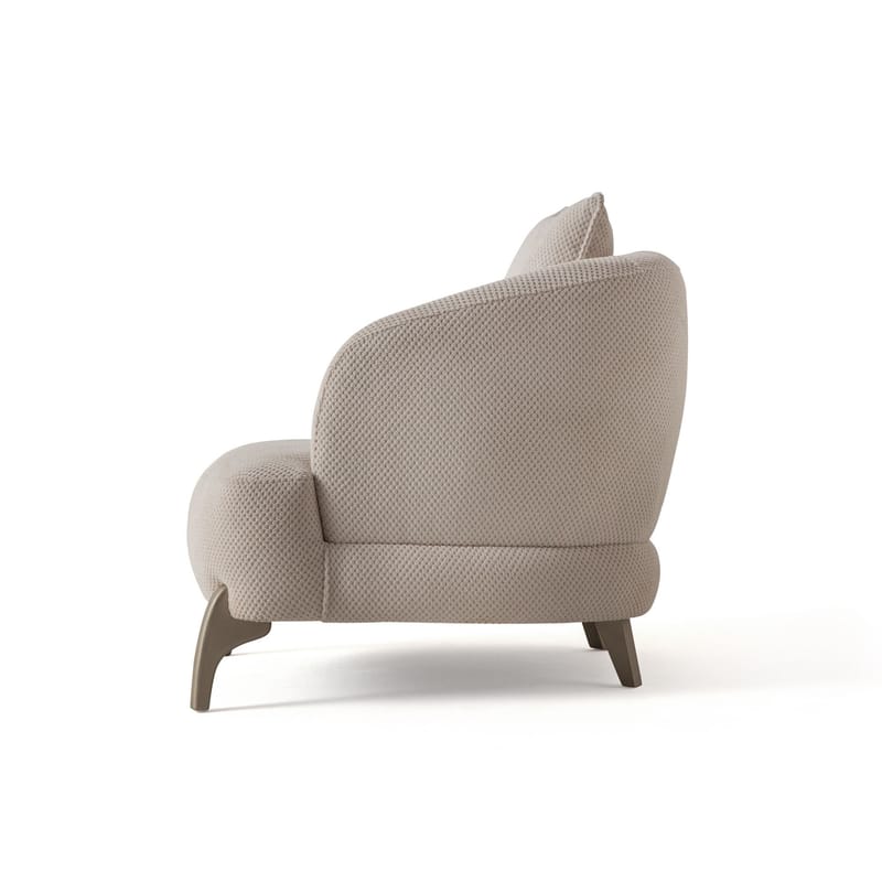Ørelappstol Atelier Del Sofa Bonjo Silver (80 x 78 x 80 cm) beige - Beige - Møbler - Stoler & lenestoler - Lenestoler - Ørelappstol