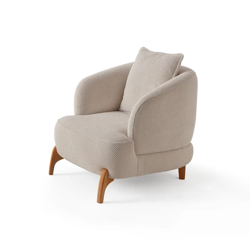 Ørelappstol Atelier Del Sofa Gloria (81 x 76 x 81 cm) Beige, Beige