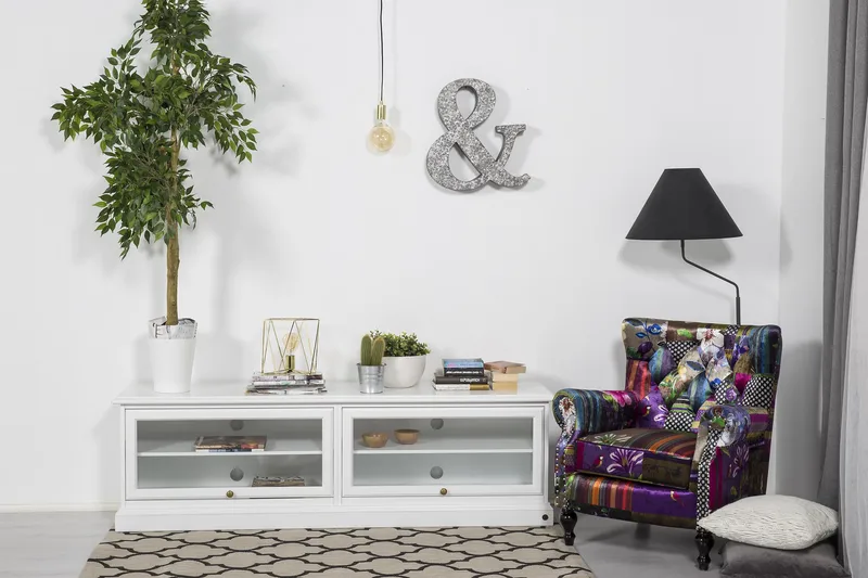 London Lenestol - stoff mønstret - Møbler - Stoler & lenestoler - Lenestoler - Ørelappstol