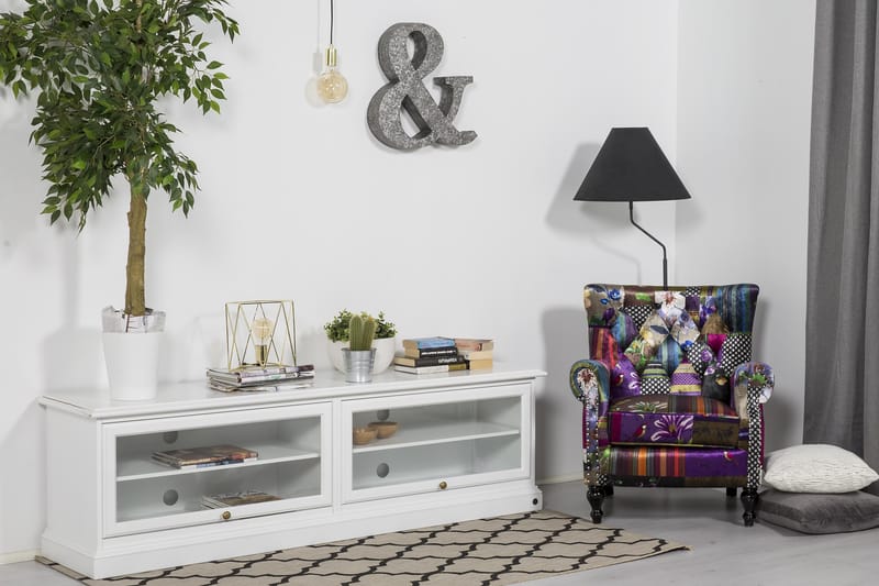 London Lenestol - stoff mønstret - Møbler - Stoler & lenestoler - Lenestoler - Ørelappstol