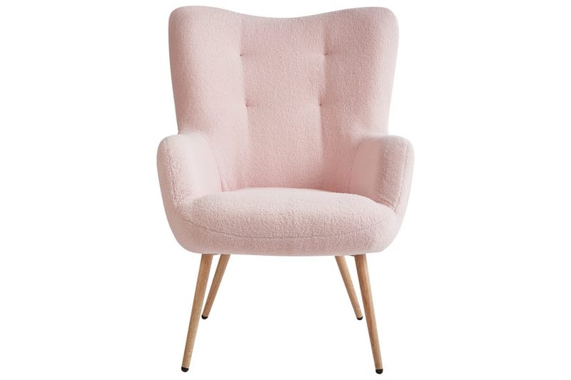 Ørelappstol Vejle - Beige, hvit - Møbler - Stoler & lenestoler - Lenestoler - Ørelappstol