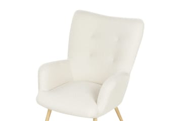 Ørelappstol Vejle - Beige, svart - Møbler - Stoler & lenestoler - Lenestoler - Ørelappstol