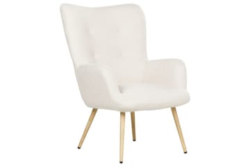 Ørelappstol Vejle - Beige, svart - Møbler - Stoler & lenestoler - Lenestoler - Ørelappstol