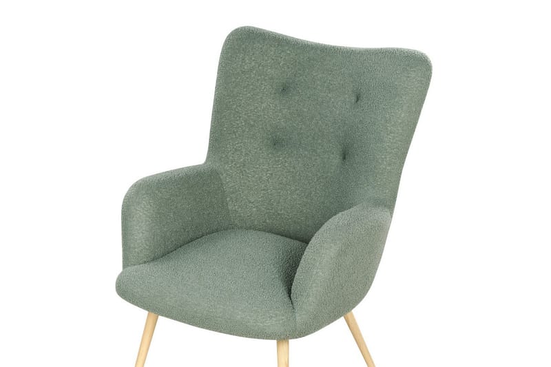 Ørelappstol Vejle - Grønn, Svart, Grønn, svart - Møbler - Stoler & lenestoler - Lenestoler - Ørelappstol