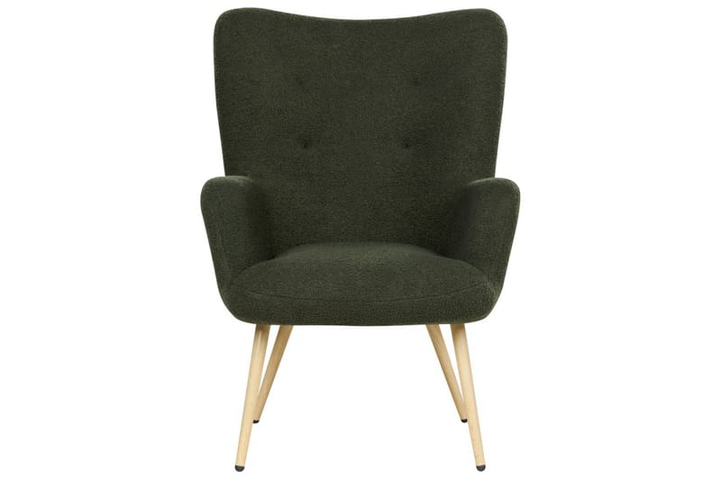 Ørelappstol Vejle - Hvit, Svart - Møbler - Stoler & lenestoler - Lenestoler - Ørelappstol