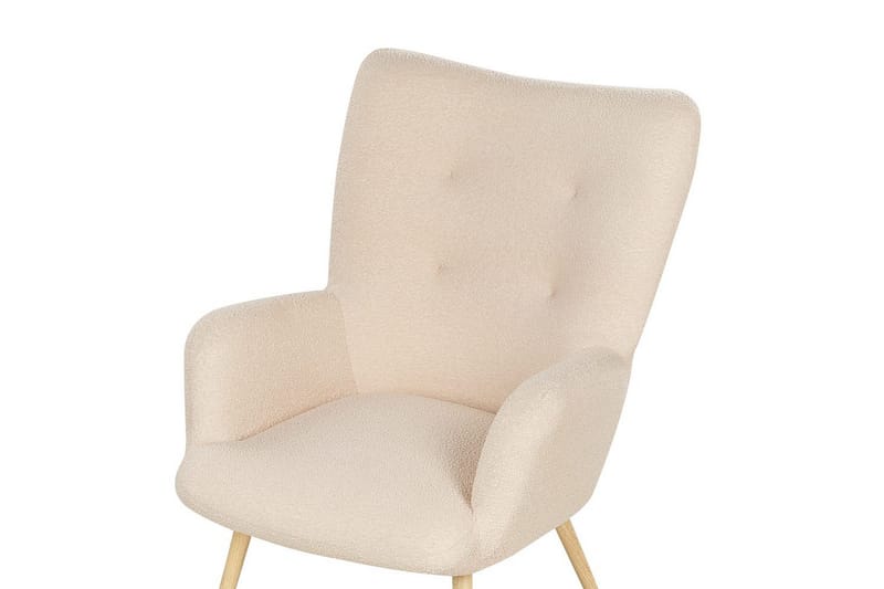 Ørelappstol Vejle - Rosa, mørkt tre - Møbler - Stoler & lenestoler - Lenestoler - Ørelappstol