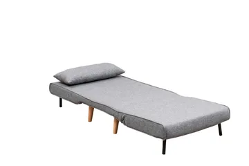 Daigo Sovesofa - Lys grå - Møbler - Stoler & lenestoler - Lenestoler - Sovestol